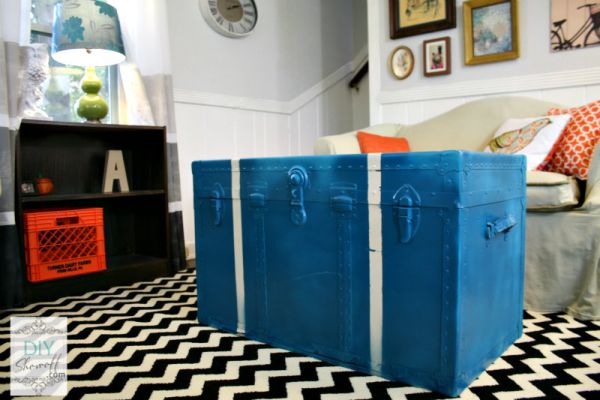 Όμορφα-DIY-τραπεζάκια-από-μπαούλα