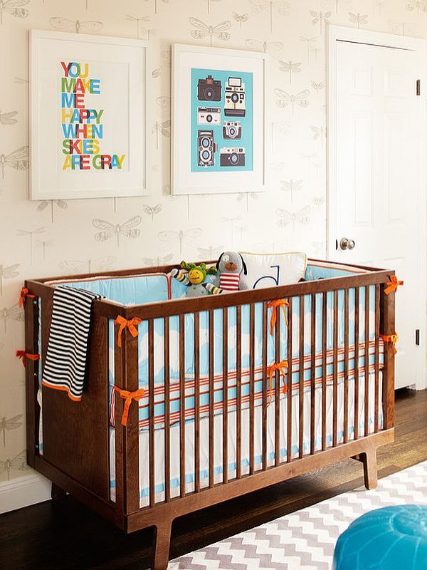 orange-accents-nursery-room