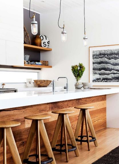 Το natural decor αγαπά το ξύλο και τις λιτές γραμμές.