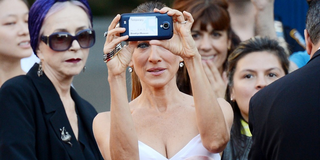 Actress Sarah Jessica Parker arrives at the New York City Ballet 2013 Fall gala at Lincoln Center on Thursday, Sept. 19, 2013 in New York. (Photo by Evan Agostini/Invision/AP)