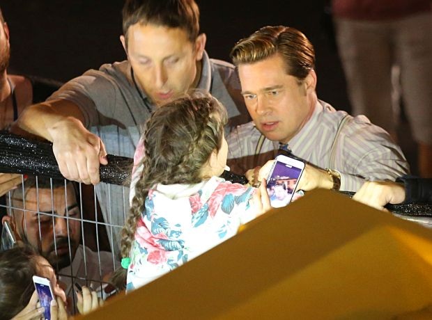 Brad Pitt Filming more scenes for Allied in Grand Canaria.