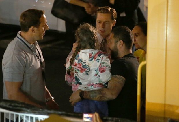 Brad Pitt Filming more scenes for Allied in Grand Canaria.