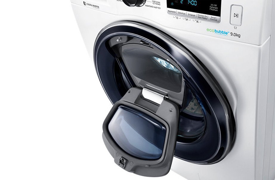 Με το πλυντήριο Addwash της Samsung δεν θα χρειαστεί ποτέ ξανά να διακόψετε πλύση για να προσθέσετε κάποιο ρούχο που ξεχάσατε!