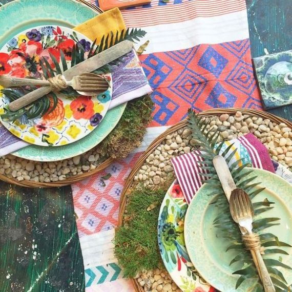 Το πιο exotic art de la table για την τραπεζαρία.