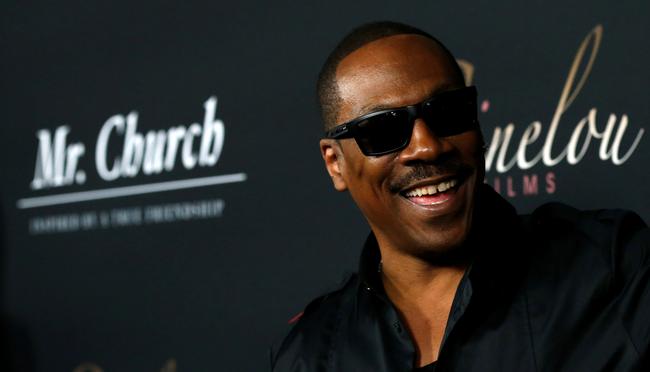 Cast member Murphy poses at the premiere of "Mr. Church" in Los Angeles