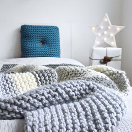 chunky-knit-stripy-wool-throw-blanket