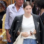 Harrison Ford and his daughter Georgia grab a healthy lunch to go