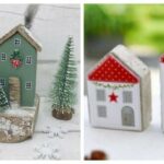 christmas wood village diy (1)