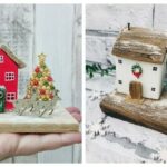 christmas wood village diy (3)