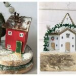 christmas wood village diy (4)