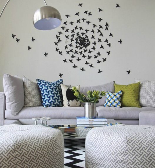 Πουφ με όμορφα σχέδια και μοτίβα δίνουν στιλ στο σαλόνι σας