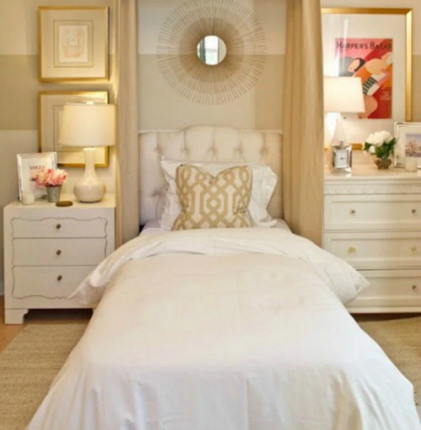 Λευκό, μπεζ και χρυσό είναι τρία χρώματα που ταιριάζουν σε κάθε υπνοδωμάτιο. Επιπλέον δημιουργούν θετική διάθεση και υποστηρίζονται πολύ και από το φενγκ σούι.