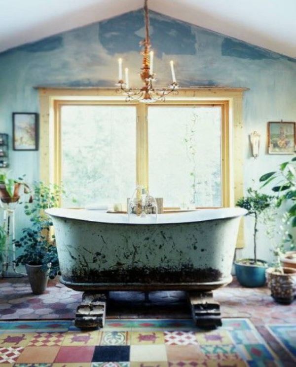 Δώστε χρώμα και κάντε το χώρο του μπάνιου σας ιδιαίτερο κι ατμοσφαιρικό.