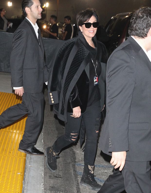 Kris Jenner looks simply chic at The Weeknd concert