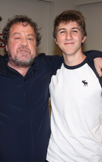 Ο Γιάννης Πάριος με τον μικρότερο γιο του, πριν από τρία χρόνια