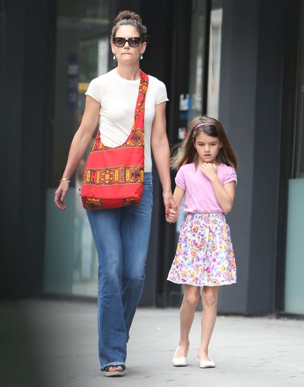 EXCLUSIVE: Katie Holmes and Suri Cruise out and about in New York City