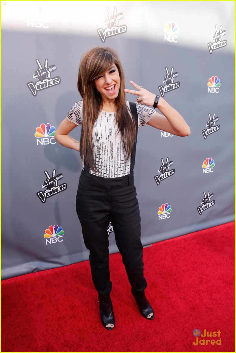THE VOICE -- Pictured: Christina Grimmie arrives at the top 12 artists of NBC's Emmy award winning hit "The Voice" at City Walk in Universal City, CA.  "The Voice" live shows continue on Monday, April 21st at 8 p.m. ET -- (Photo by: Trae Patton/NBC)