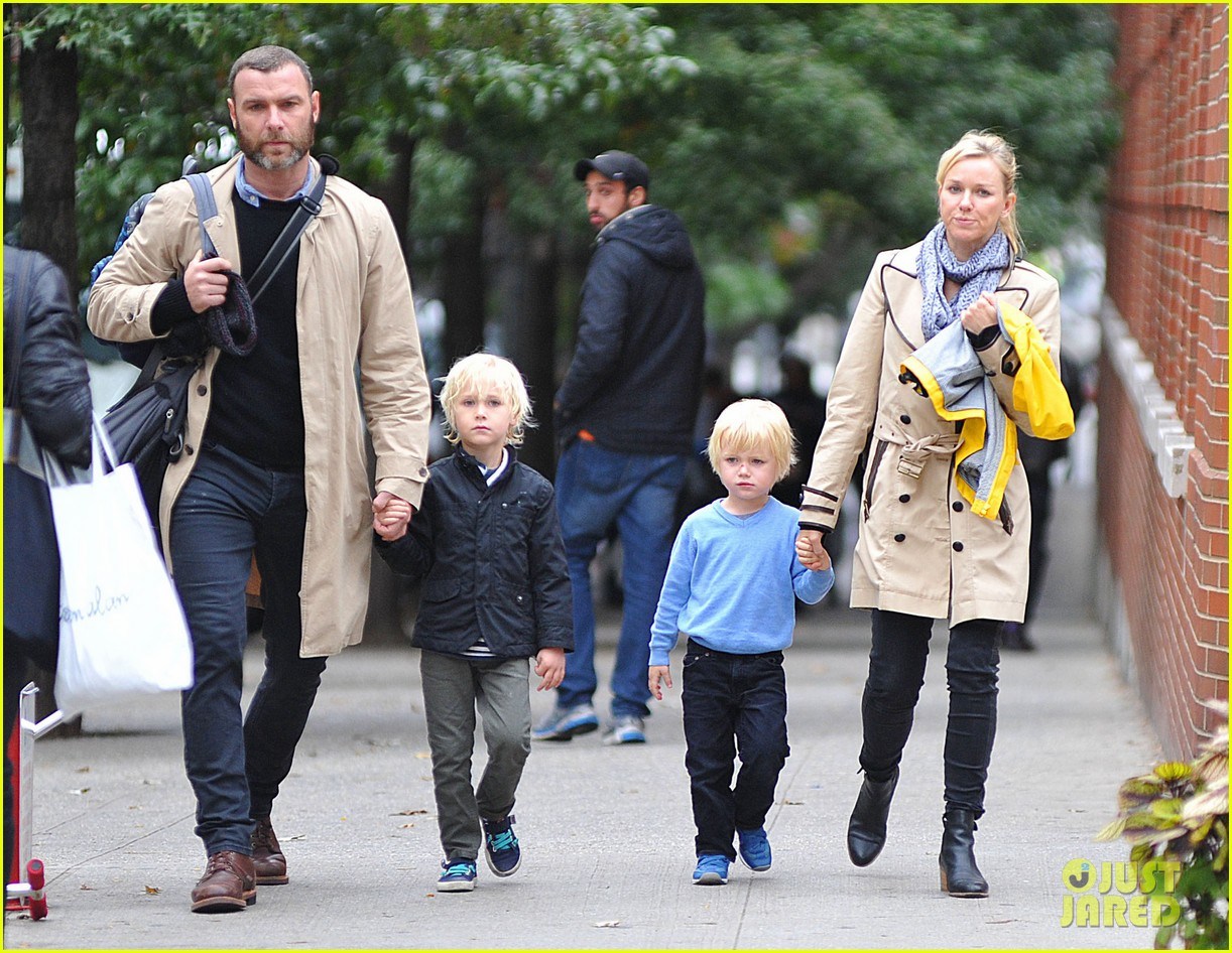 Naomi Watts And Family Out In New York