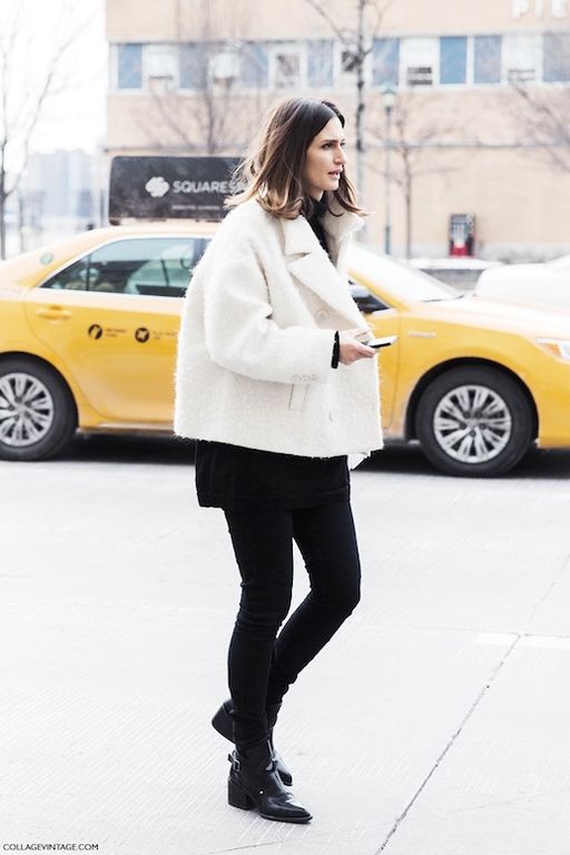 le-fashion-blog-street-style-white-textured-cropped-jacket-oversized-turtleneck-sweater-black-skinny-jeans-leather-block-heel-ankle-boots-via-collage-vintage